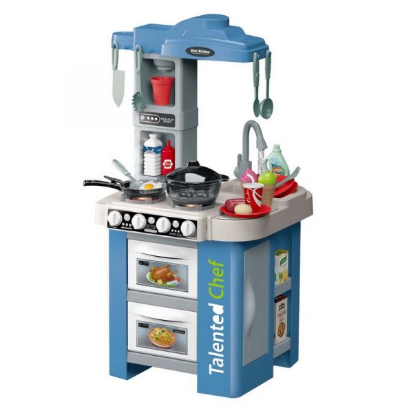 Игровой набор Pituso Talented Chef 62 эл-та серый, голубой