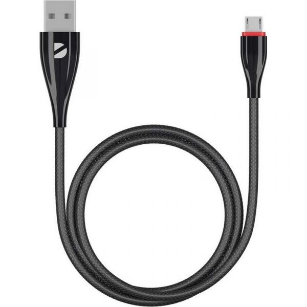 Кабель Deppa 72285 USB - micro USB черный 1 м