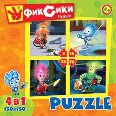 Настольная игра Astrel Games 12549 Фиксики 4 в 1